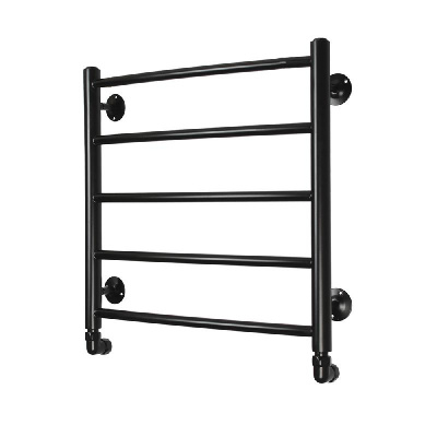 Водяной полотенцесушитель Калипсо П5 500x500 ЧРН, черный, матовый Domoterm фото в интернет-магазине Русалия