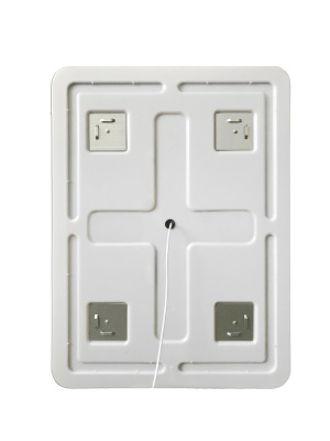 Зеркало с встроенным светильником и кнопочным выключателем SPC-GRT-500-600-LED-BTN, 12W, 220-240V, 500x30x600 BelBagno фото в интернет-магазине Русалия