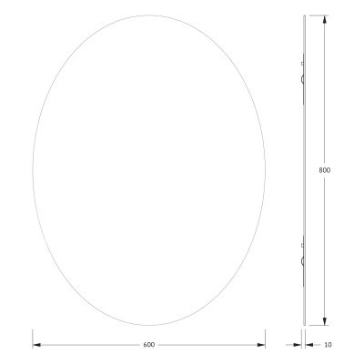 Зеркало настенное Primary EVOFORM 60х80 см, BY 0033 фото в интернет-магазине Русалия