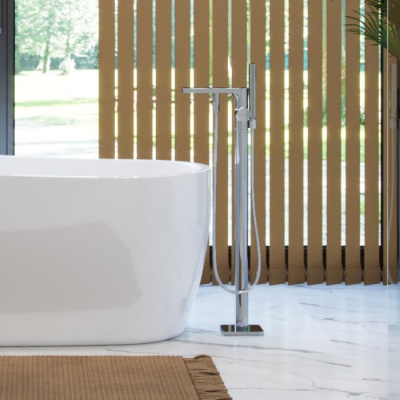 Смеситель для ванны отдельностоящий EXCELLENT Krotos AREX.8055CR (хром) фото в интернет-магазине Русалия