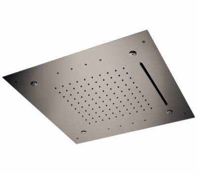 Верхний душ потолочный с подсветкой 50 см Remer INOX SS357RS50NC фото в интернет-магазине Русалия