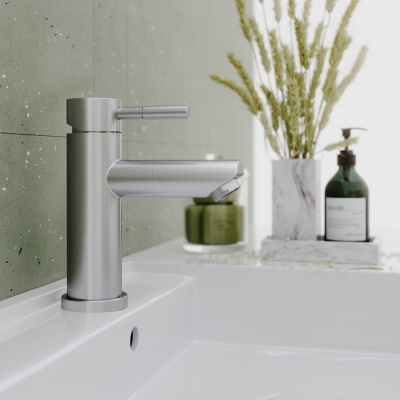 Смеситель OLIVE'S для раковины нержавеющая сталь BALEAR (13100BL) фото в интернет-магазине Русалия