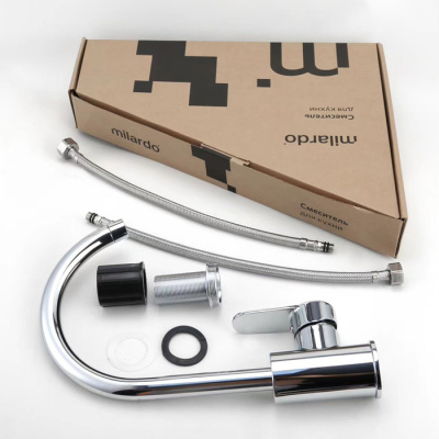 Смеситель Milardo для кухни глянцевый хром Poli (POLSBJ0M05) фото в интернет-магазине Русалия