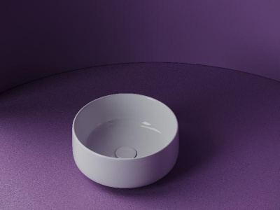 Умывальник чаша накладная круглая Element 355*355*150мм CN5047 Ceramica Nova фото в интернет-магазине Русалия