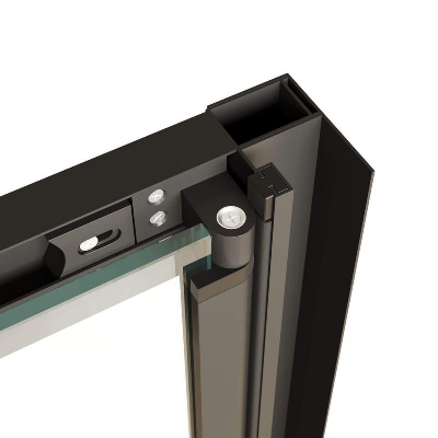 Душевая дверь RGW PA-21B 1000, стекло прозрачное, профиль черный фото в интернет-магазине Русалия