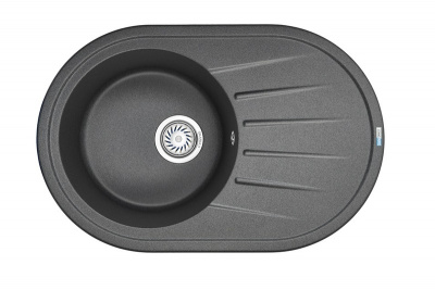 Кухонная мойка GRANULA Standart (7601, ГРАФИТ) фото в интернет-магазине Русалия